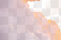 Cloud png overlay, transparent background