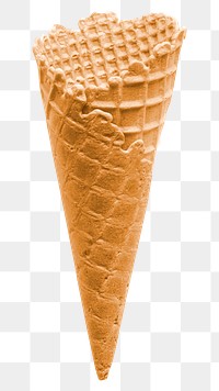 Ice cream cone png sticker, food transparent background