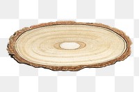 Cut tree trunk png sticker, transparent background