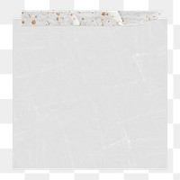 Aesthetic png sticky note, stationery collage element, transparent background