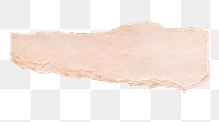 Pink png ripped paper piece with copy space, transparent background