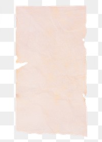 Aesthetic pink paper sticker, transparent background