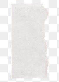Torn paper png piece with copy space, transparent background