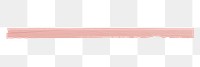 Png torn pink paper divider element, transparent background