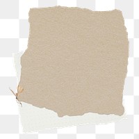 Ripped paper png copy space shape, transparent background