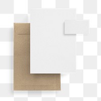 Paper & envelope png sticker, isolated object in transparent background