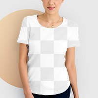 T-shirt PNG mockup women&rsquo;s apparel fashion