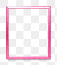 Pink photo frame mockup
