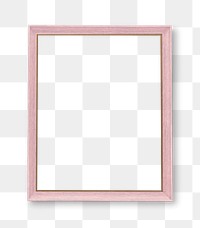 Pink photo frame mockup