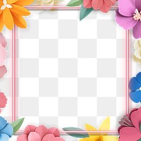 Colorful And Tropical Floral Frame Premium Png Rawpixel