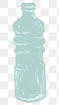 Water bottle element transparent png