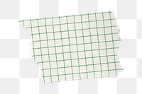 Torn graph paper design element 