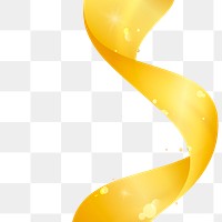 Gold swirly line design element