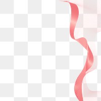Pink swirly abstract line design element