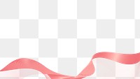 Pink swirly abstract line design element