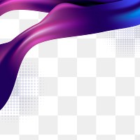 Purple swirly abstract lines design element