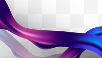 Purple swirly abstract lines design element