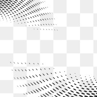 Black halftone dots design element