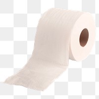 Tissue paper roll element transparent png