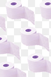Tissue paper rolls patterned background transparent png