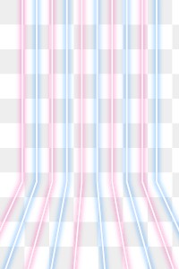 Glowing blue and pink neon lines patterned background design element