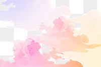 Colorful cloudy background design element 