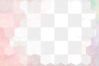 Pastel hexagon patterned background design element