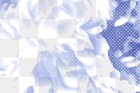 Blue fluid patterned background layer