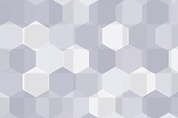 Gradient hexagon patterned gray background layer