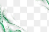Green 3D abstract motion background design element