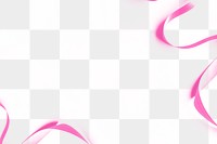 Magenta pink ribbons patterned background