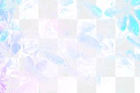 Holographic Leafy plant patterned background