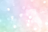 Pastel colorful gradient with Bokeh light background