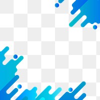 Blue fluid background frame design | Premium PNG - rawpixel