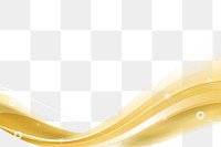 Gold curve frame template design element