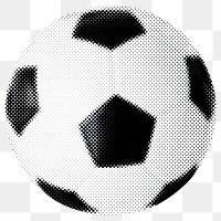 Halftone football sticker