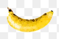 Ripe banana crystallized style overlay