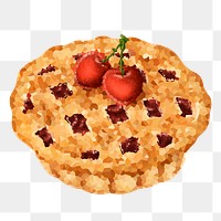 Cherry pie crystallized style overlay