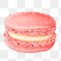 Sweet macaron crystallized style overlay