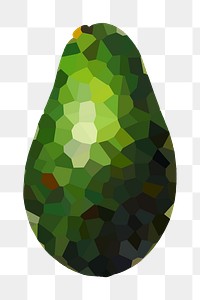 Avocado crystallized style overlay
