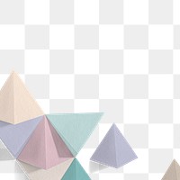 Pastel geometric template design element