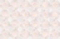 3D beige square diamond patterned background design element