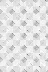 3D gray square diamond patterned background design element