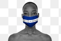 Honduran woman wearing a face mask during coronavirus pandemic