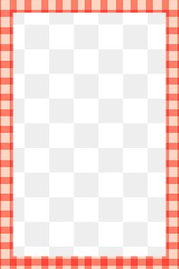 Red plaid frame design element