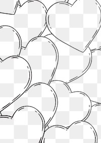 Heart shape background design element