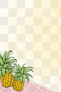 Pineapple background design element