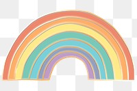 Cute colorful rainbow design element