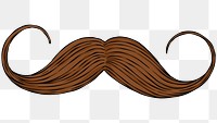 PNG gentleman's mustache cut out