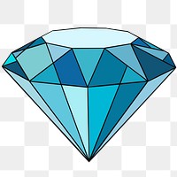 Luxury diamond gemstone png sticker